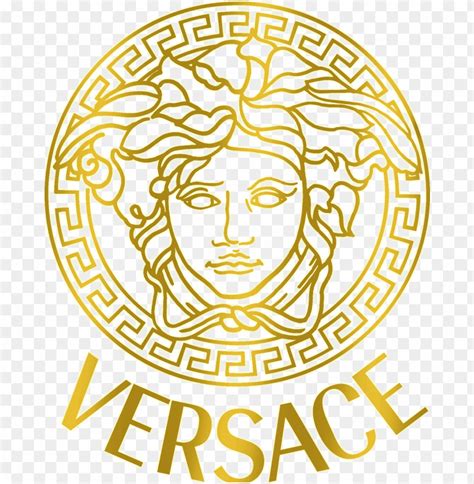 versace logo gold transparent|free versace logo svg.